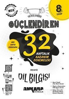 8. Sınıf Güçlendiren 32 Haftalık Dil Bilgisi Kazanım Denemeleri (Video Çözümlü) - 1