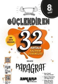 8. Sınıf Güçlendiren 32 Haftalık Paragraf Kazanım Denemeleri (Video Çözümlü) - 1