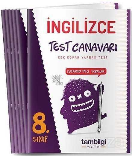 8. Sınıf İngilizce Test Canavarı Yaprak Test - 1