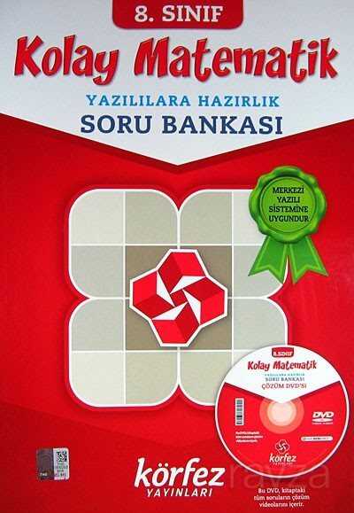 8. Sınıf Kolay Matematik Yazılılara Hazırlık Soru Bankası (Çözüm Dvd'si İlaveli) - 1