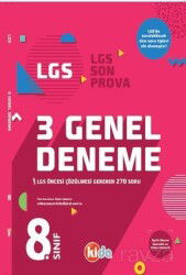 8. Sınıf LGS 3 Genel Deneme - Kida Kitap