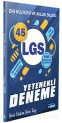 8. Sınıf LGS Din Kültürü ve Ahlak Bilgisi Yetenekli 45 Deneme - DDY Yayınları