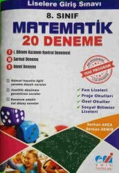 8. Sınıf LGS Matematik 20 Deneme - Emin Yayınları (Bursa)