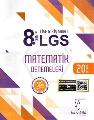 8. Sınıf LGS Matematik 20'li Deneme Sınavı - 1