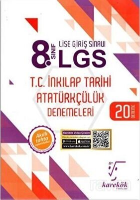 8. Sınıf LGS T.C.İnkılap Tarihi ve Atatürkçülük 20'li Deneme Sınavı - 1