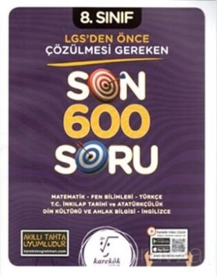 8. Sınıf LGS'den Önce Çözülmesi Gereken Son 600 Soru - 1