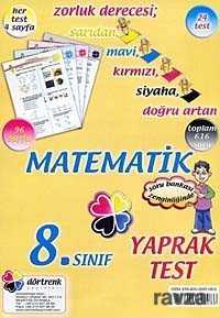 8. Sınıf Matematik Yaprak Test - Dörtrenk Yayıncılık