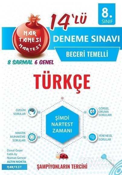 8. Sınıf Nar Tanesi Türkçe 14'lü Deneme Sınavı - 1