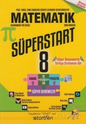 8. Sınıf Süperstart Matematik Kavra Geliştir Pekiştir Süper Denemeler - 1
