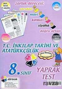 8. Sınıf T.C. İnkılap Tarihi ve Atatürkçülük Yaprak Test - 1