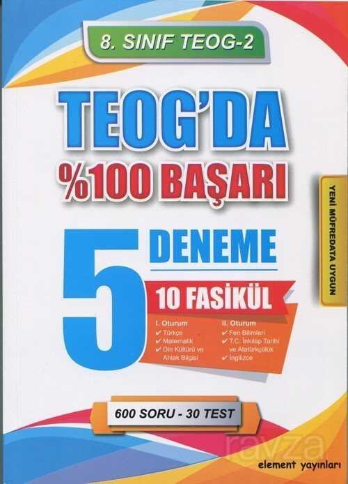 8. Sınıf Teog 2 Teog'da %100 Başarı 5 Deneme 10 Fasikül Set - 1