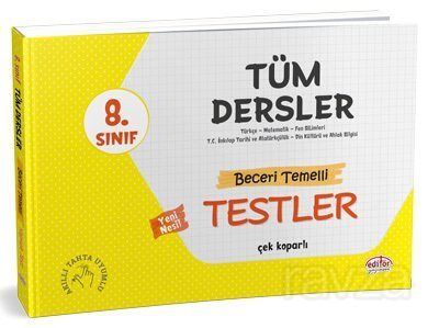 8. Sınıf Tüm Dersler Beceri Temelli Testler - 1