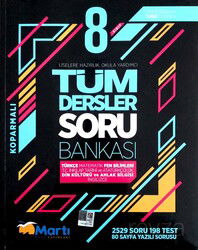 8. Sınıf Tüm Dersler Soru Bankası - Martı Okul Yayınları