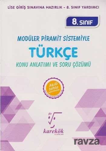 8. Sınıf Türkçe Konu Anlatımı ve Soru Çözümü / Modüller Piramit Sistemiyle - 1