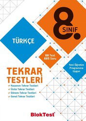 8. Sınıf Türkçe Tekrar Testleri - Bloktest