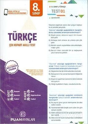 8. Sınıf Türkçe Yaprak Test - 1