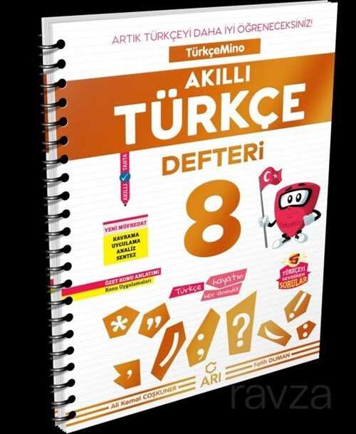 8. Sınıf Türkçemino Akıllı Türkçe Defteri - 1