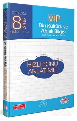 8. Sınıf VIP Din Kültürü ve Ahlak Bilgisi Hızlı Konu Anlatımlı - 1