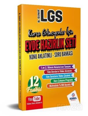 8.Sınıf LGS Kursa Gitmeyenler İçin Evde Hazırlık Seti Konu Anlatımlı Soru Bankası - 1