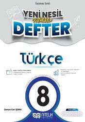 8.Sınıf Türkçe Yeni Nesil Nitelikli Defter - Nitelik Yayınları