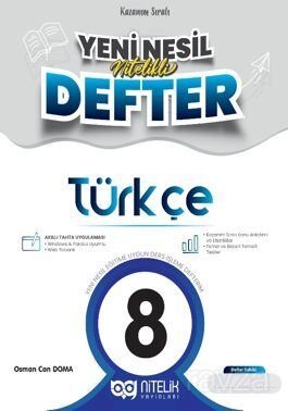 8.Sınıf Türkçe Yeni Nesil Nitelikli Defter - 1