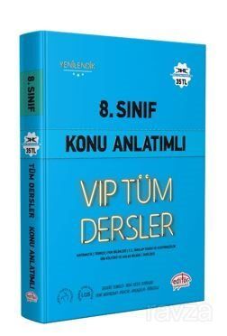 8.Sınıf Vıp Tüm Dersler Konu Anlatımlı Mavi Kitap - 1