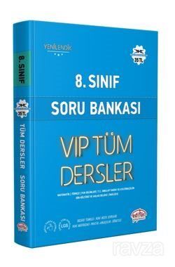 8.Sınıf Vıp Tüm Dersler Soru Bankası Mavi Kitap - 1