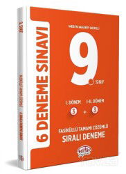 9. Sınıf (3+3) Fasiküllü Tamamı Çözümlü 6 Deneme Sınavı - Editör Yayınları