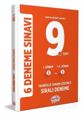 9. Sınıf (3+3) Fasiküllü Tamamı Çözümlü 6 Deneme Sınavı - 1