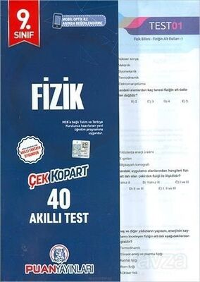 9. Sınıf Fizik Yaprak Test - 1