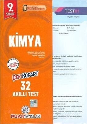 9. Sınıf Kimya Yaprak Test - 1