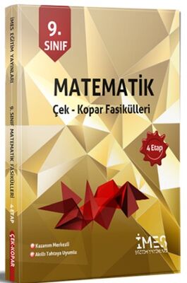 9. Sınıf Matematik Çek Kopar Fasikülleri İMES Eğitim Yayınları - 1