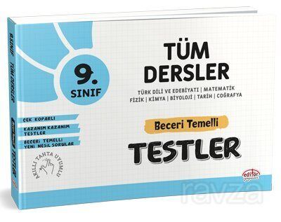 9. Sınıf Tüm Dersler Beceri Temelli Testler - 1