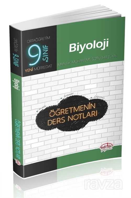 9.Sınıf Biyoloji Öğretmenin Ders Notları - 1