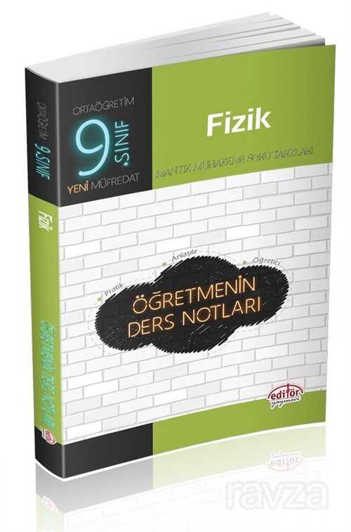 9.Sınıf Fizik Öğretmenin Ders Notları - 1