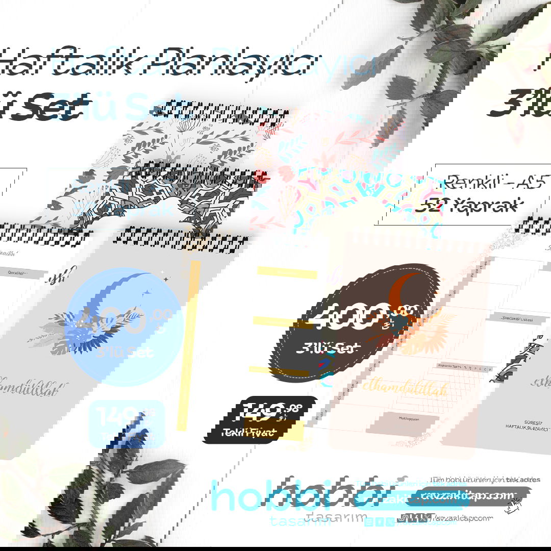  Yeni yılda Haftalık Planlayıcılarda Sepete Ek %10İndirim. İncele . 