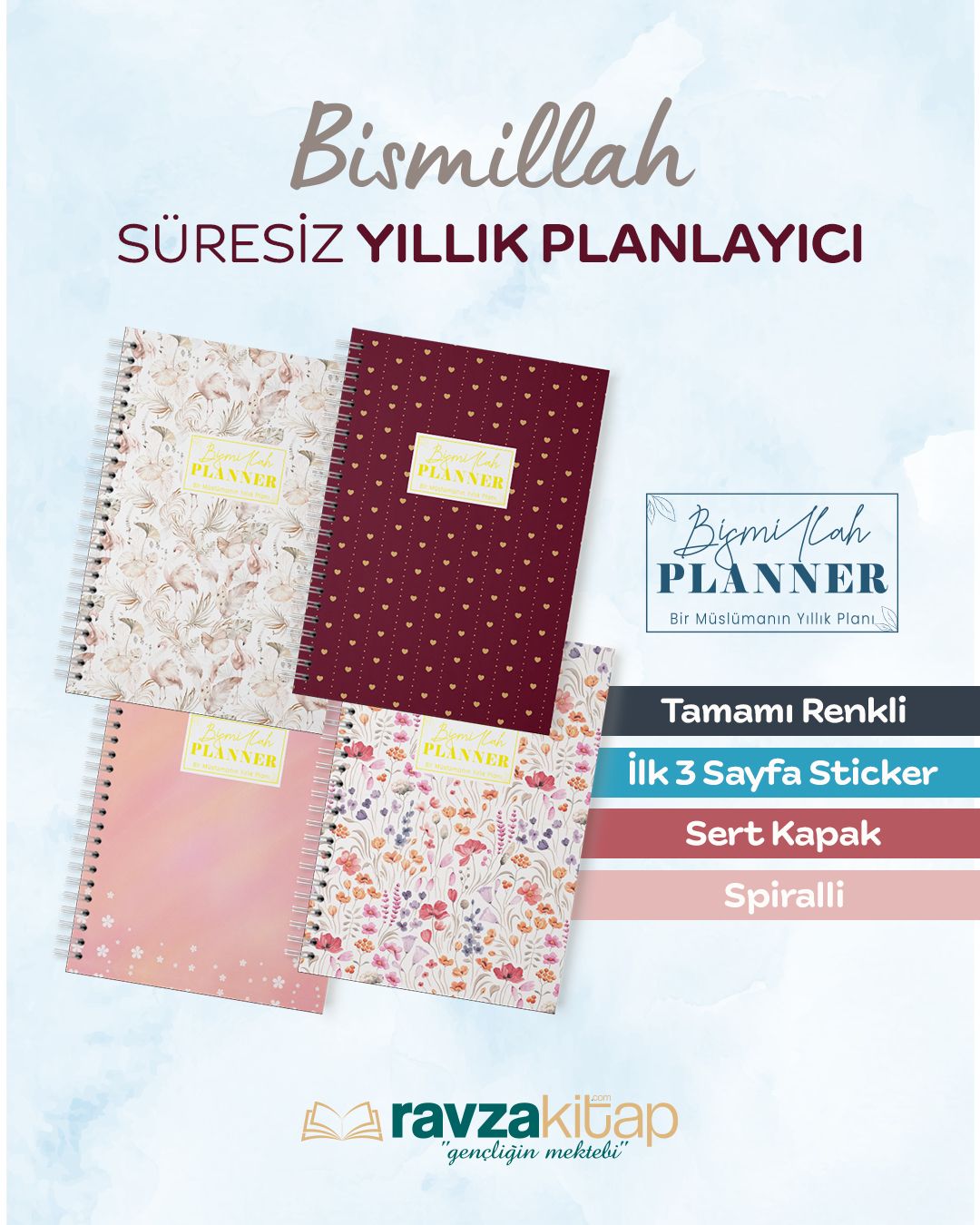 Yıllık Planlayıcı %5 Ek İndirimli! İncele 