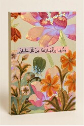 A5 Ayet Duali Kolaj Serisi 21 – Her Yerden Bereket (Ye’tîhâ Rizkuhâ Ragaden) Noktali Defter - Hobbi Tasarim