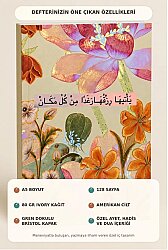 A5 Ayet Duali Kolaj Serisi 21 – Her Yerden Bereket (Ye’tîhâ Rizkuhâ Ragaden) Noktali Defter - 2