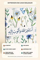 A5 Ayet Duali Kolaj Serisi 30 – Istigfar Çiçekleri (Estagfirullah ve Etûbü Ileyh) Noktali Defter - 2