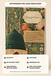 A5 Ayet Duali Kolaj Serisi 5 – Medine’nin Gülü (Rabbî Innî Limâ Enzelte) Noktali Defter - 2