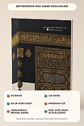 A5 Ayet Duali Kolaj Serisi 9 – Kâbe’ye Emanet Dualar (Yâ Rab) Noktali Defter - 2