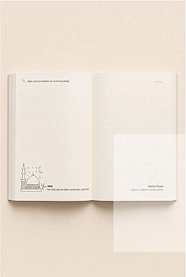 A5 Ayet Duali Kolaj Serisi 9 – Kâbe’ye Emanet Dualar (Yâ Rab) Noktali Defter - 5