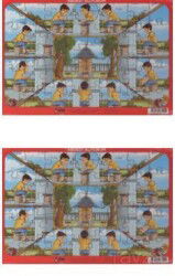 Abdest Alıyorum Ahşap Puzzle - Azim Dağıtım Ürünleri