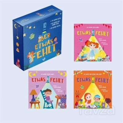 Aber etwas fehlt Almanca Bir Şey Eksik Seti (3 Fenerli Kitap) - 1