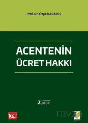 Acentenin Ücret Hakkı - Adalet Yayınevi