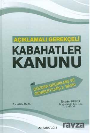 Açıklamalı Gerekçeli Kabahatler Kanunu - Sistem Ofset Yayıncılık