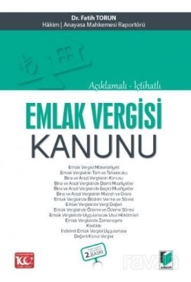 Açıklamalı - İçtihatlı Emlak Vergisi Kanunu - 1