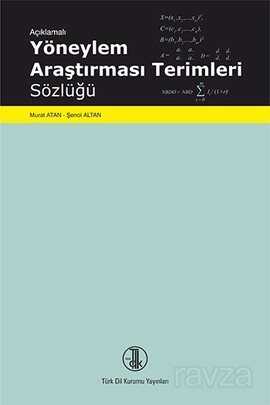 Açıklamalı Yöneylem Araştırması Terimleri Sözlüğü - 1