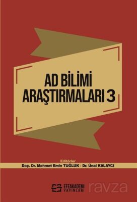 Ad Bilimi Araştırmaları 3 - 1
